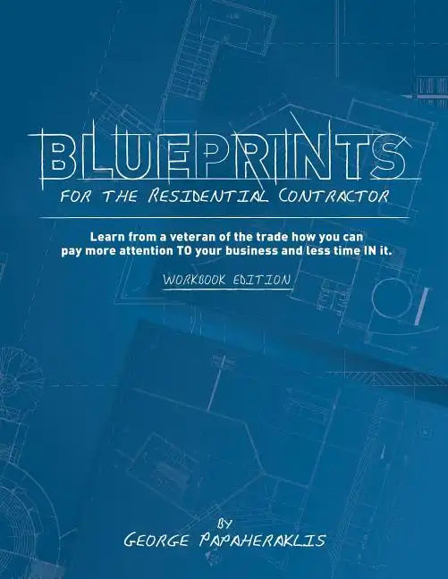 Blueprints for the Residential Contractor - Paperback