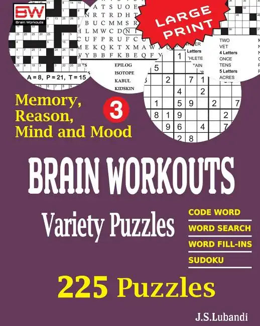 BRAIN WORKOUTS Variety Puzzles 3 - Paperback