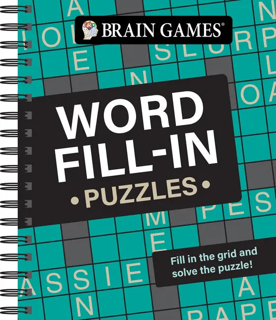 Brain Games - Word Fill-In Puzzles - Spiral