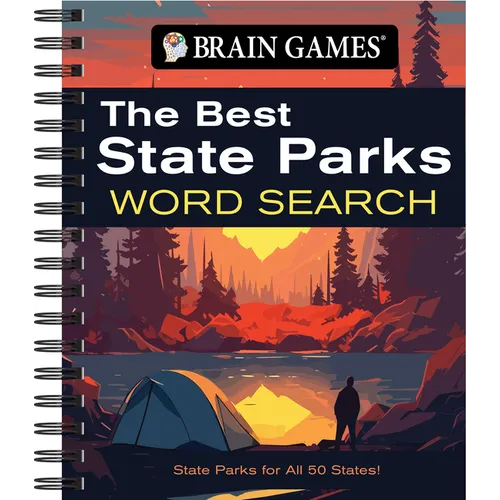 Brain Games - The Best State Parks Word Search: State Parks for All 50 States! - Spiral