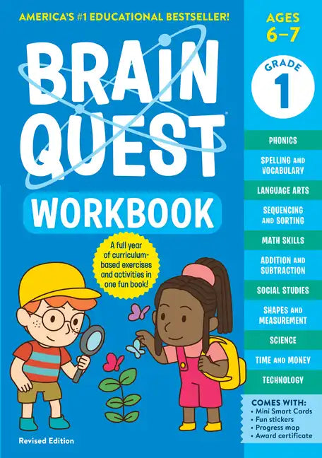 Brain Quest Workbook: 1st Grade Revised Edition - Paperback