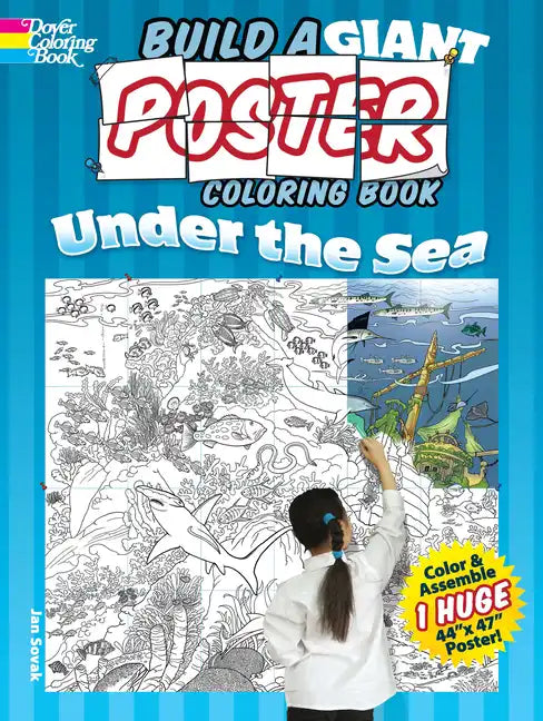 Build a Giant Poster Coloring Book -- Under the Sea - Paperback