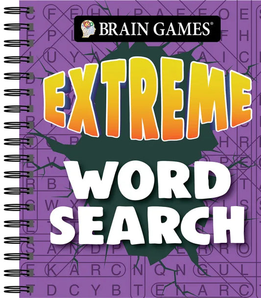 Brain Games - Extreme Word Search (Purple) - Spiral