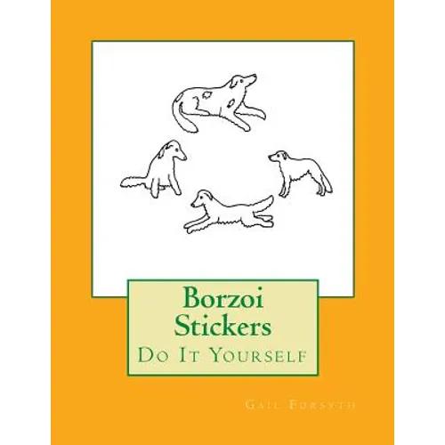 Borzoi Stickers: Do It Yourself - Paperback