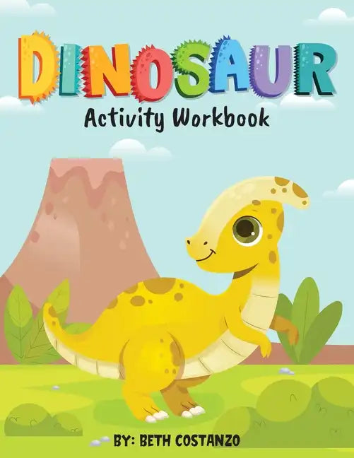 Dinosaur Activity Workbook for Kids 3-8 - Paperback