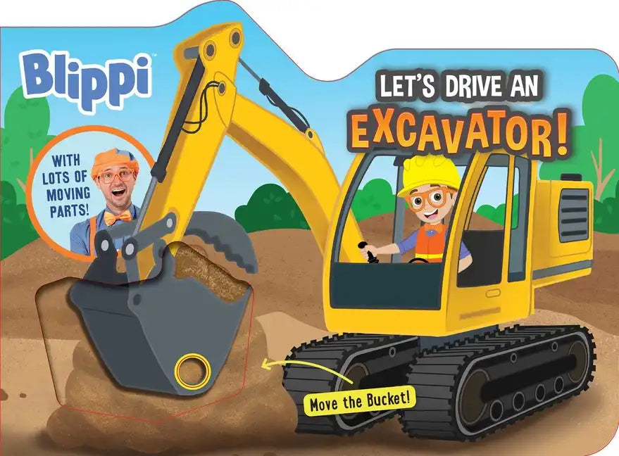 Blippi: Let's Drive an Excavator! - Board Book