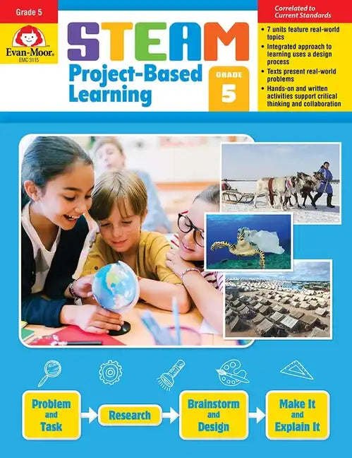 Steam Project-Based Learning, Grade 5 Teacher Resource - Paperback