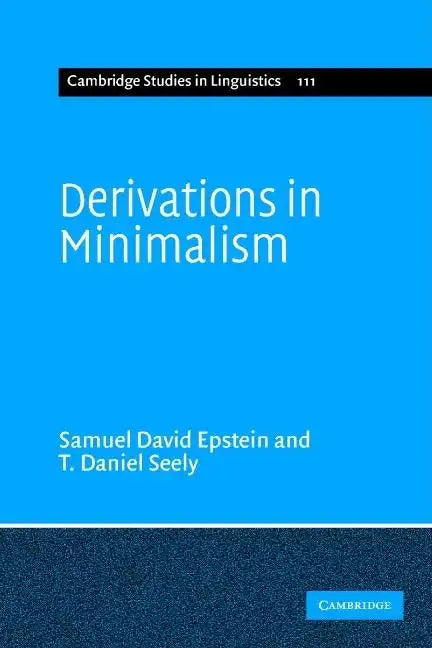 Derivations in Minimalism - Paperback