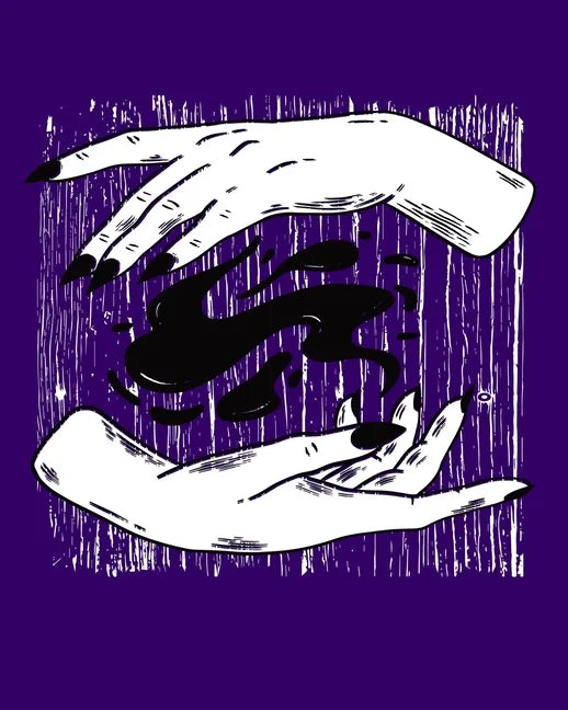 Book of Shadows: Grimoire Spell Paper Track Magick Spells, Rituals, Results 8" x 10" 152 pages - Paperback