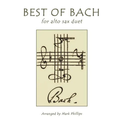 Best of Bach for Alto Sax Duet - Paperback