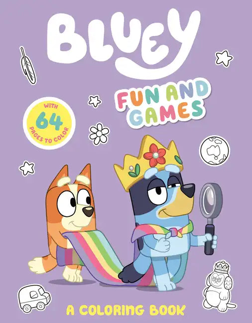 Bluey: Fun and Games: A Coloring Book - Paperback