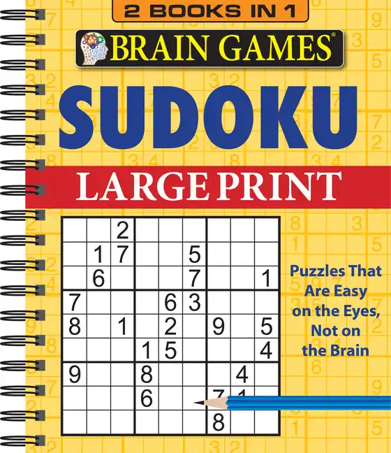 Brain Games - 2 Books in 1 - Sudoku - Spiral