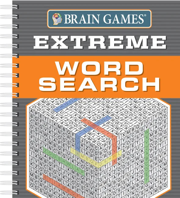 Brain Games - Extreme Word Search (256 Pages) - Spiral