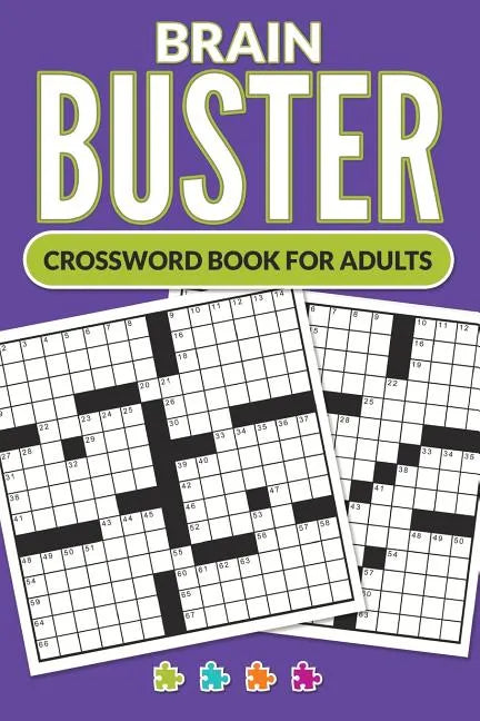 Brain Buster - Crossword Book for Adults - Paperback
