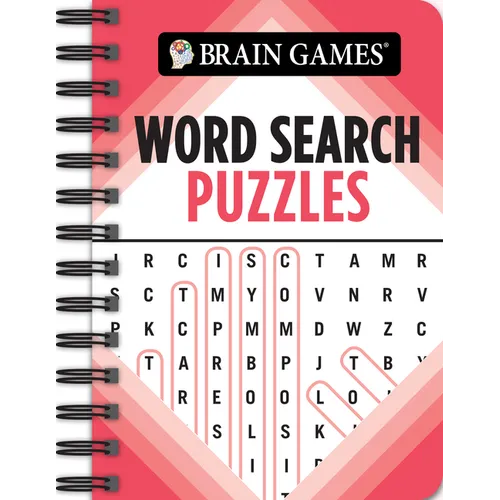 Brain Games - To Go - Word Search Puzzles (Red) - Spiral