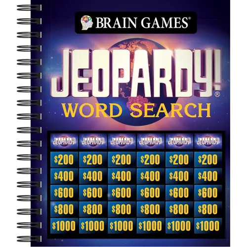 Brain Games - Jeopardy! Word Search - Spiral
