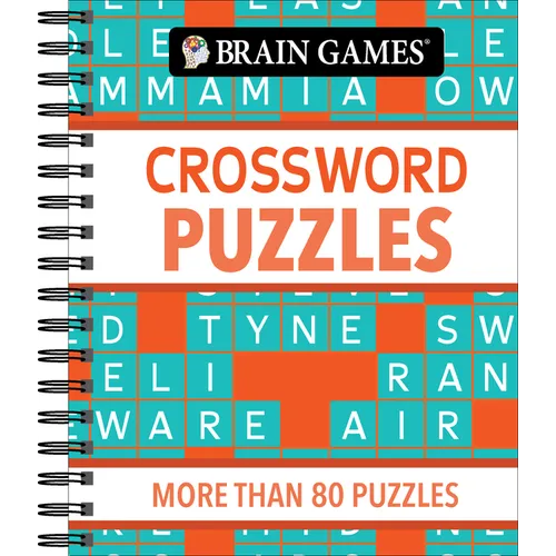Brain Games - Crossword Puzzles (Brights) - Spiral