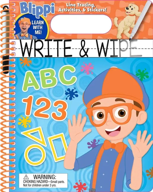 Blippi: Write and Wipe - Spiral