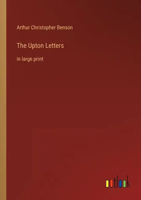The Upton Letters: in large print - Paperback