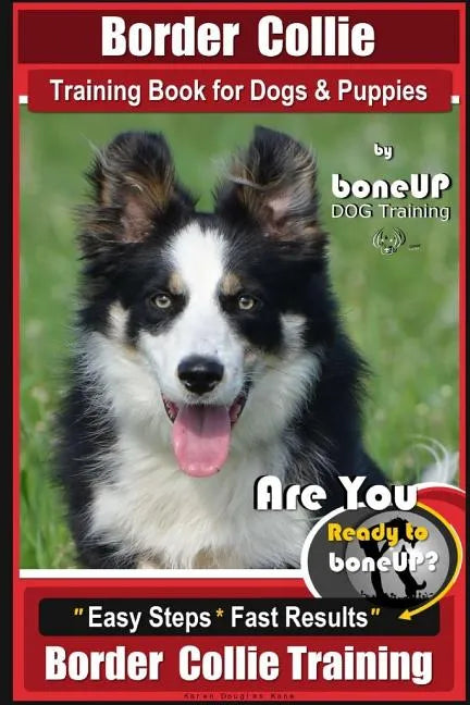 Border Collie Training Book for Dogs and Puppies by BoneUP Dog Training: Are You Ready to Bone Up? Easy Steps * Fast Results Border Collie Training - Paperback