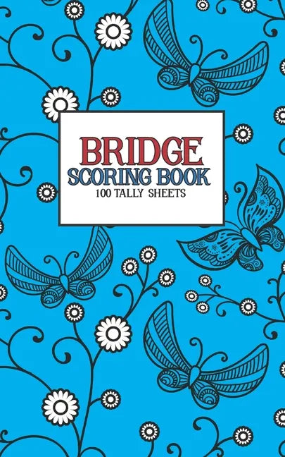 Bridge Scoring Book: 100 Tally Sheets - Paperback