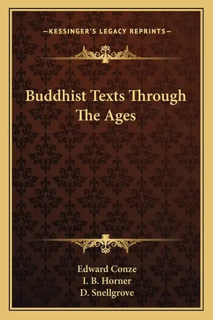 Buddhist Texts Through the Ages - Paperback