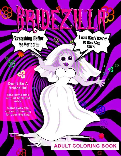 BRIDEZILLA - Adult Coloring Book - Paperback