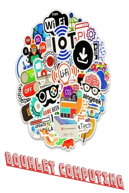 bouklet Computing: Programming Language Stickers Bomb Waterproof Sticker For DIY Laptop Luggage - Paperback
