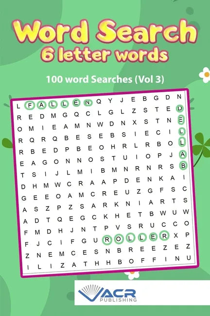 Word search- 6 Letter Words: 100 Word Searches - Paperback