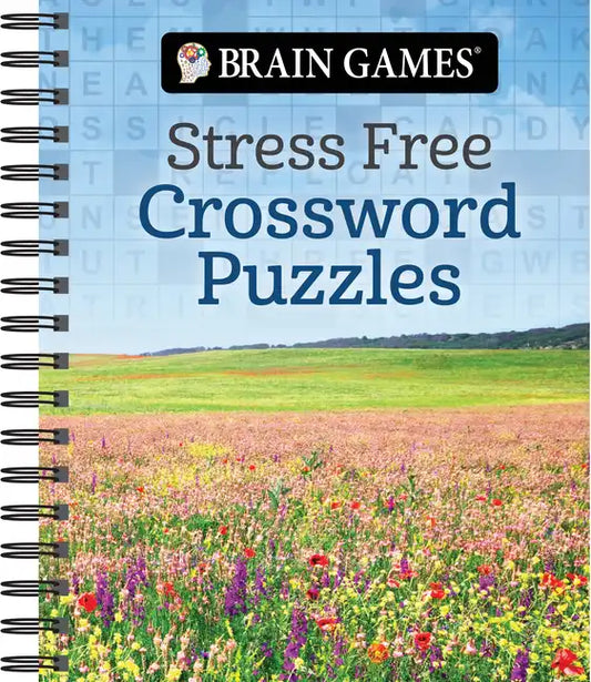 Brain Games - Stress Free: Crossword Puzzles - Spiral