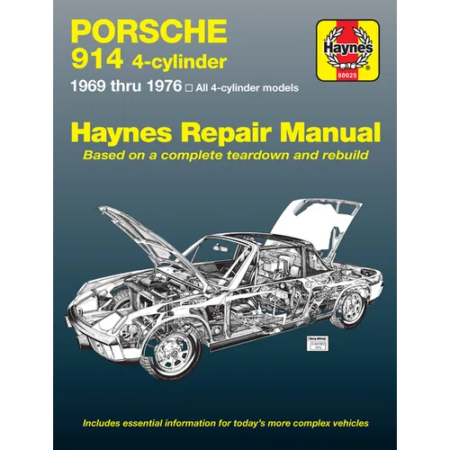 Porsche 914 4-Cylinder 1969-76 - Paperback