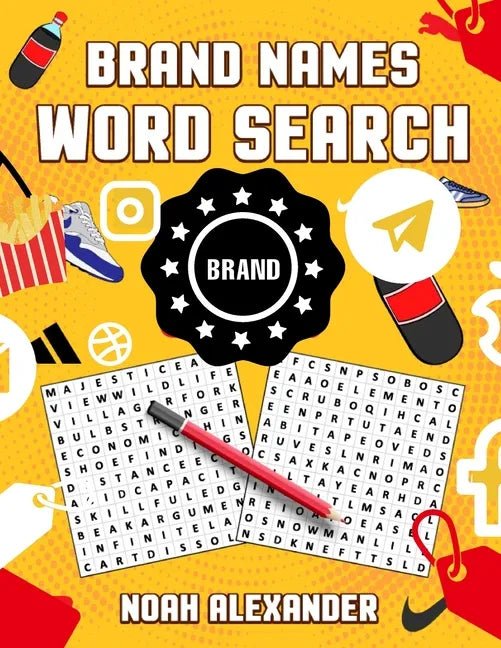Brands Word Search - Paperback
