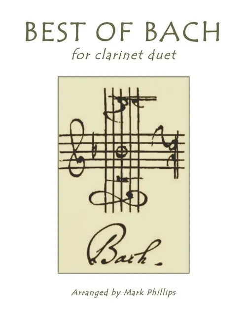 Best of Bach for Clarinet Duet - Paperback