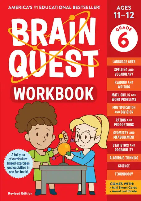 Brain Quest Workbook: 6th Grade Revised Edition - Paperback