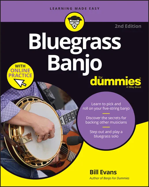 Bluegrass Banjo for Dummies: Book + Online Video & Audio Instruction - Paperback