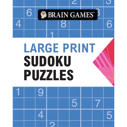 Brain Games - Large Print Sudoku Puzzles (Arrow - 384 Pages) - Paperback