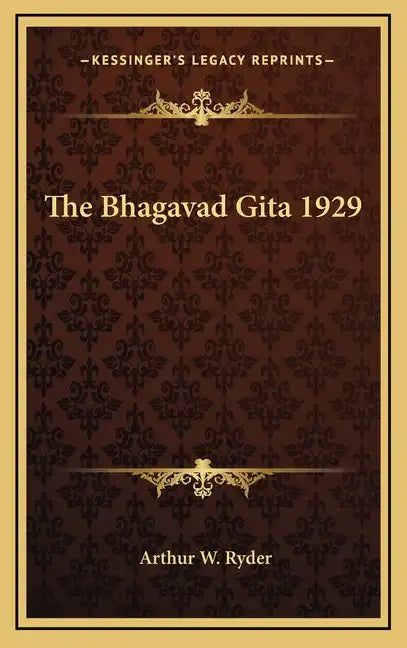 The Bhagavad Gita 1929 - Hardcover