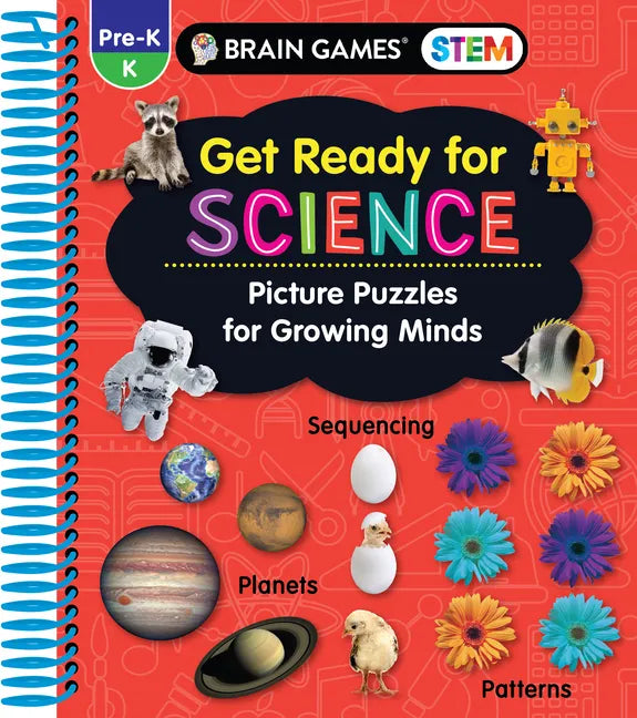 Brain Games Stem - Get Ready for Science: Picture Puzzles for Growing Minds (Workbook) - Spiral