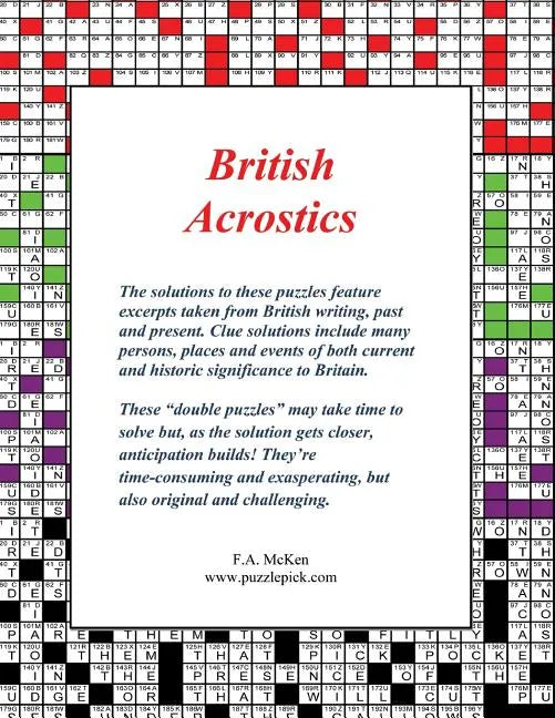 British Acrostics - Paperback