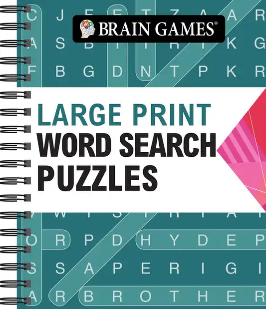 Brain Games - Large Print Word Search (Arrow) - Spiral