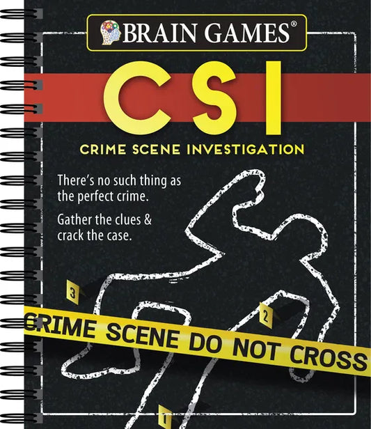 Brain Games - Crime Scene Investigation (Csi) Puzzles - Spiral