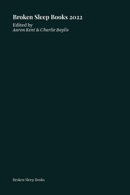 Broken Sleep Books 2022 Anthology - Paperback