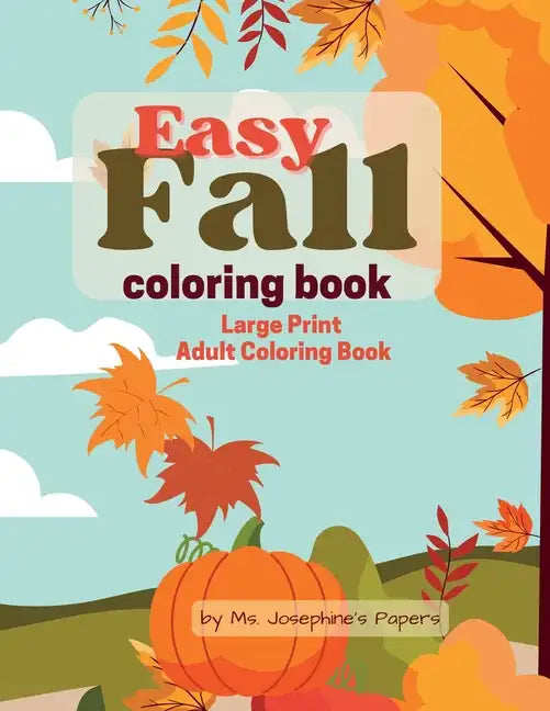 Easy Fall Coloring Book - Paperback