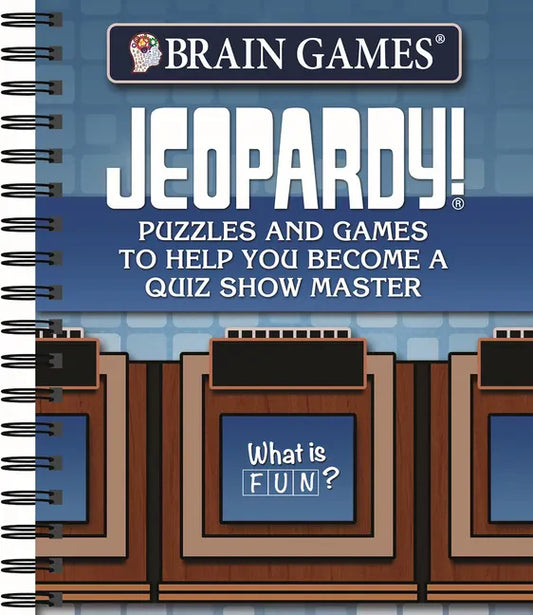 Brain Games - Jeopardy!: Puzzles and Games to Help You Become a Quiz Show Master - Spiral