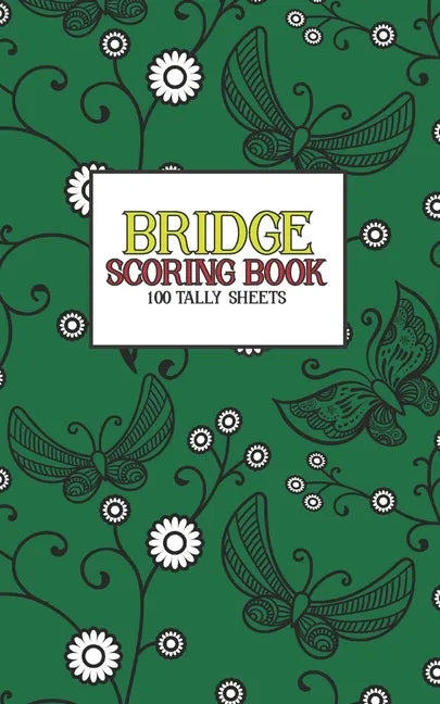 Bridge Scoring Book: 100 Tally Sheets - Paperback