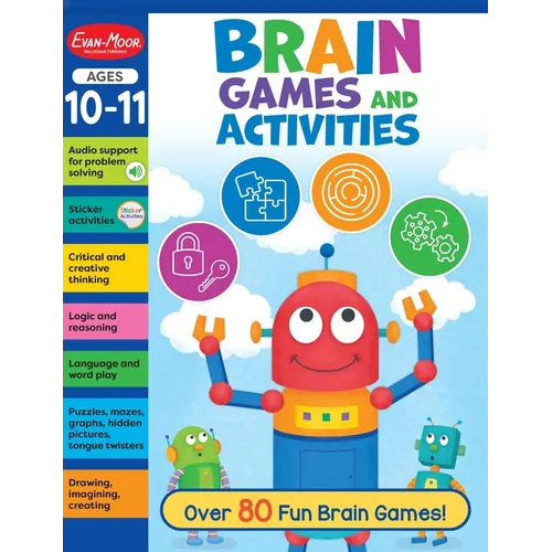 Brain Games and Activities, Age 10 - 11 Workbook - Paperback