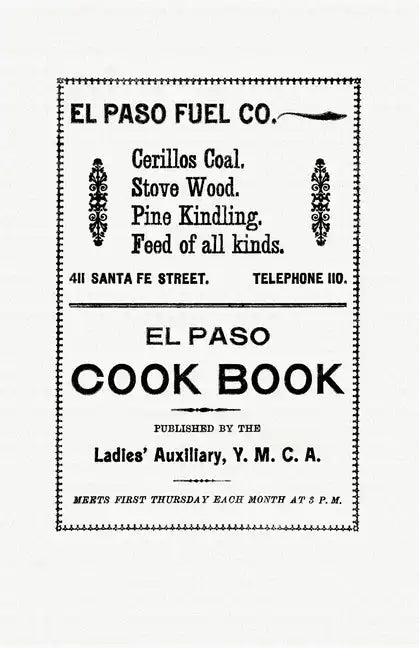 El Paso Cookbook - Paperback