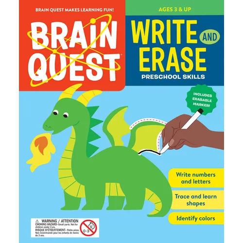 Brain Quest Write and Erase: Preschool Skills - Spiral