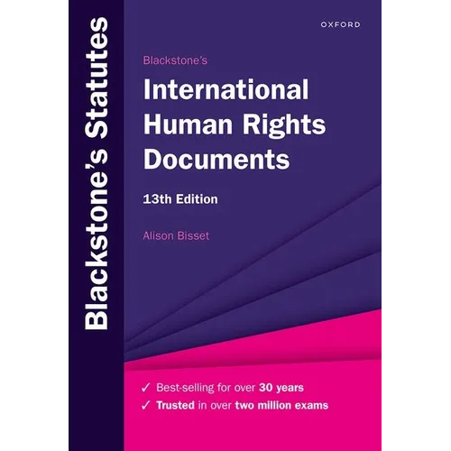 Blackstone's International Human Rights Documents - Paperback