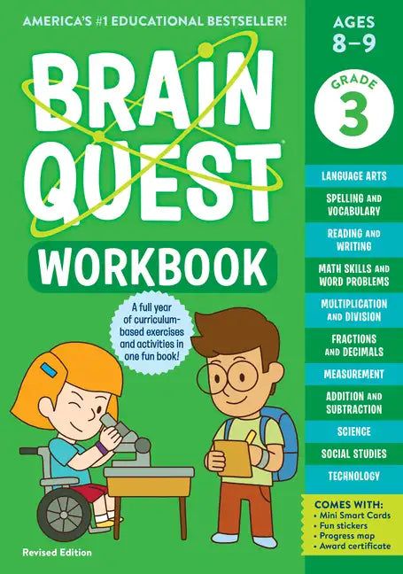 Brain Quest Workbook: 3rd Grade Revised Edition - Paperback